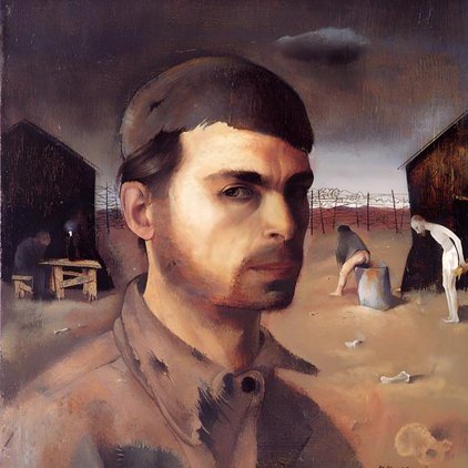 Felix Nussbaum. Self-portrait in a camp, 1940